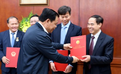 Công bố quyết định bổ nhiệm ông Phạm Đình Văn giữ chức vụ Trưởng ban Ban Quản lý TW các dự án Thủy lợi(CPO thủy lợi).