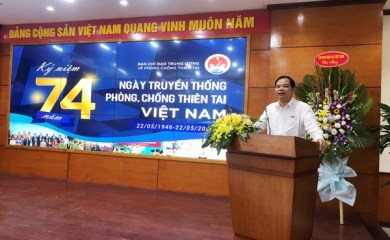 Lễ kỷ niệm 74 năm Ngày phòng chống thiên tai Việt Nam